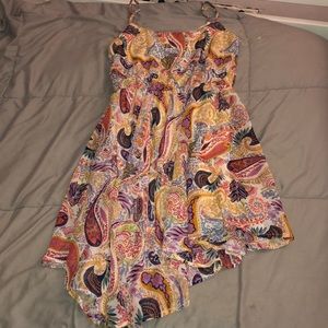 Eyeshadow Junior’s Paisley Asymmetrical Sundress
